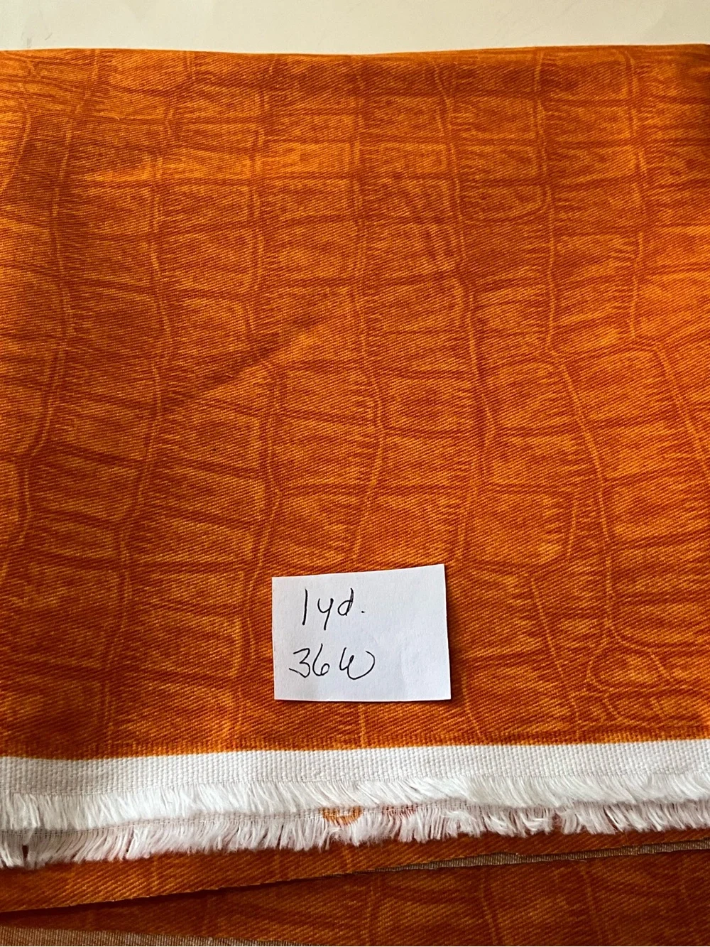 Quilting Sewing Crafts Fabric Orange Brown Gold Cotton - Picture 3 of 7